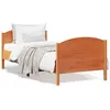 Image de vidaXL Bedframe zonder matras massief grenenhout wasbruin 75x190 cm842577
