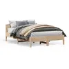Image de Cadre de lit sans matelas 140x200 cm bois massif de pin