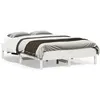 Image de vidaXL Bedframe zonder matras massief grenenhout wit 135x190 cm842719