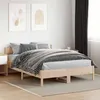 Image de vidaXL Cadre de Lit avec Tête de Lit, Lit Double avec Sommier à Lattes, Lit Adulte, Meuble de Chambre, Moderne, 120x200 cm 842754
