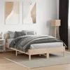 Image de Cadre de lit sans matelas 140x190 cm bois de pin massif