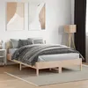 Image de vidaXL Cadre de Lit avec Tête de Lit, Lit Double avec Sommier à Lattes, Lit Adulte, Meuble de Chambre, Moderne, 120x190 cm 842774