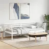 Image de vidaXL Lit de Jour, Canapé-lit, Lit d'Invité, Meuble de Salon Chambre à Coucher Salle de Séjour, Moderne, Blanc 90x200 cm 842871