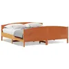 Image de vidaXL Bedframe zonder matras massief grenenhout wasbruin 200x200 cm3216163