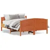 Image de vidaXL Bed met matras massief grenenhout wasbruin 140x190 cm3216181