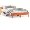 Image de vidaXL Bedframe zonder matras massief grenenhout wasbruin 150x200 cm3216199