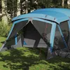Image de Tente de camping avec porche 4 personnes bleu imperméable