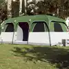 Image de Vidaxl Tente Familiale, 9 Personnes, Verte, Imperméable