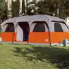 Image de Vidaxl Tente Familiale, 9 Personnes, Grise, Imperméable