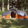 Image de Tente Familiale, 11 Personnes, Gris-Orange, Imperméable