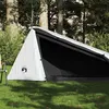 Image de Tente de camping tunnel 1 personne tissu occultant imperméable