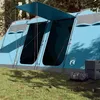 Image de Tente familiale tunnel 10 personnes bleu imperméable