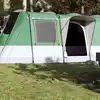 Image de Vidaxl Tente de Camping, 4 Personnes, Tunnel, Vert, Imperméable