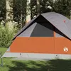 Image de Tente familiale à dôme 6 personnes orange imperméable