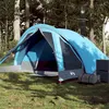 Image de Tente de camping de cabine 4 personnes bleu imperméable