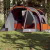 Image de Tente de camping tunnel 4 personnes gris imperméable