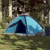 Image de Tente de camping à dôme 2 personnes bleu imperméable