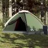 Image de Tente de camping à dôme 4 personne vert imperméable