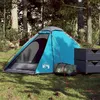 Image de Tente de camping à dôme 2 personnes bleu imperméable