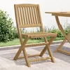 Image de Chaises pliables de jardin lot de 2 bois massif d acacia