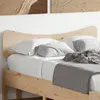 Image de vidaXL Tête de Lit, Tête de Lit avec Pieds, Meuble de Chambre à Coucher, Accessoire de Lit Double, Tête de Cadre de Lit, 120 844785