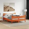 Image de vidaXL Bedframe zonder matras massief grenenhout wasbruin 150x200 cm3216380