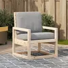 Image de vidaXL Chaise de jardin 57,5x63x76 cm bois de pin massif832547
