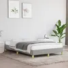 Image de vidaXL Cadre de Lit, Lit Rembourré avec Sommier à Lattes, Lit Double avec Pied, Lit Adulte de Chambre, Moderne, Gris Clair 379489