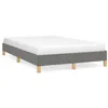 Image de vidaXL Bedframe zonder matras 120x190 cm stof donkergrijs379490