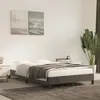 Image de Cadre de lit sans matelas gris foncé 120x190 cm velours