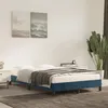 Image de vidaXL Bedframe zonder matras 120x190 cm fluweel donkerblauw379506
