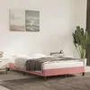 Image de vidaXL Bedframe zonder matras 120x190 cm fluweel roze379507
