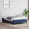 Image de vidaXL Bedframe zonder matras 120x190 cm stof blauw379514