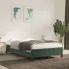 Image de vidaXL Bedframe zonder matras 120x190 cm fluweel donkergroen379531