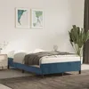Image de vidaXL Bedframe zonder matras 120x190 cm fluweel donkerblauw379532
