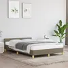 Image de vidaXL Bedframe zonder matras 120x190 cm stof taupe379538
