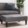 Image de vidaXL Tabouret 77x55x31 cm similicuirgris379563