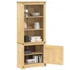 Image de Buffet haut Corona 74x38x170 cm bois de pin massif