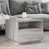 Image de vidaXL Table Basse avec Lumières LED, Bout de Canapé, Table d'Appoint, Meuble de Salon Salle de Séjour Intérieur, Moderne, 839831