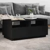 Image de vidaXL Table Basse avec Lumières LED, Bout de Canapé, Table d'Appoint, Meuble de Salon Salle de Séjour Maison Intérieur, 839834