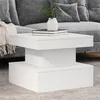 Image de Table basse avec lumières LED blanc 50x50x40 cm