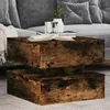 Image de vidaXL Table Basse avec Lumières LED, Bout de Canapé, Table d'Appoint, Meuble de Salon Salle de Séjour Intérieur, Moderne, 839858