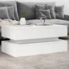 Image de Table basse avec lumières LED blanc 90x50x40 cm