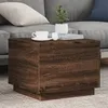 Image de vidaXL Table Basse avec Lumières LED, Bout de Canapé, Table d'Appoint, Meuble de Salon Salle de Séjour Intérieur, Moderne, 839874