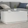 Image de Table basse avec lumières LED blanc 90x50x40 cm