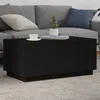 Image de vidaXL Table Basse avec Lumières LED, Table d'Appoint, Bout de Canapé, Meuble de Salon Salle de Séjour Intérieur, Moderne, 839876