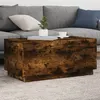 Image de vidaXL Table Basse avec Lumières LED, Bout de Canapé, Table d'Appoint, Meuble de Salon Salle de Séjour Intérieur, Moderne, 839879