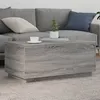 Image de vidaXL Table Basse avec Lumières LED, Bout de Canapé, Table d'Appoint, Meuble de Salon Salle de Séjour Intérieur, Moderne, 839880