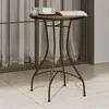Image de vidaXL Table de bistro mosaïque terre cuite Ø50x70 cm céramique, table mosaïque, table d'extérieur, table de balcon, table 4003398