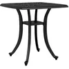 Image de Table de jardin vidaXL aluminium coulé noir 53x53x53cm extérieur 4002816